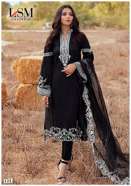Lsm black & white vol-2 wholesale dress materials catalog